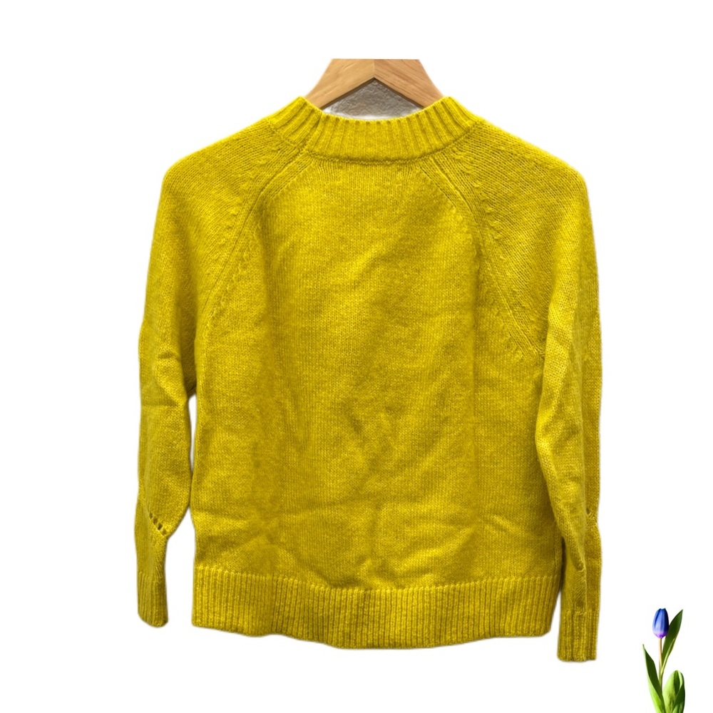 Loft petite Sweater Size XSP Bright Yellow Winter’s Day - Picture 2 of 4